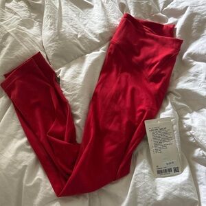 Vibrant Red Leggings